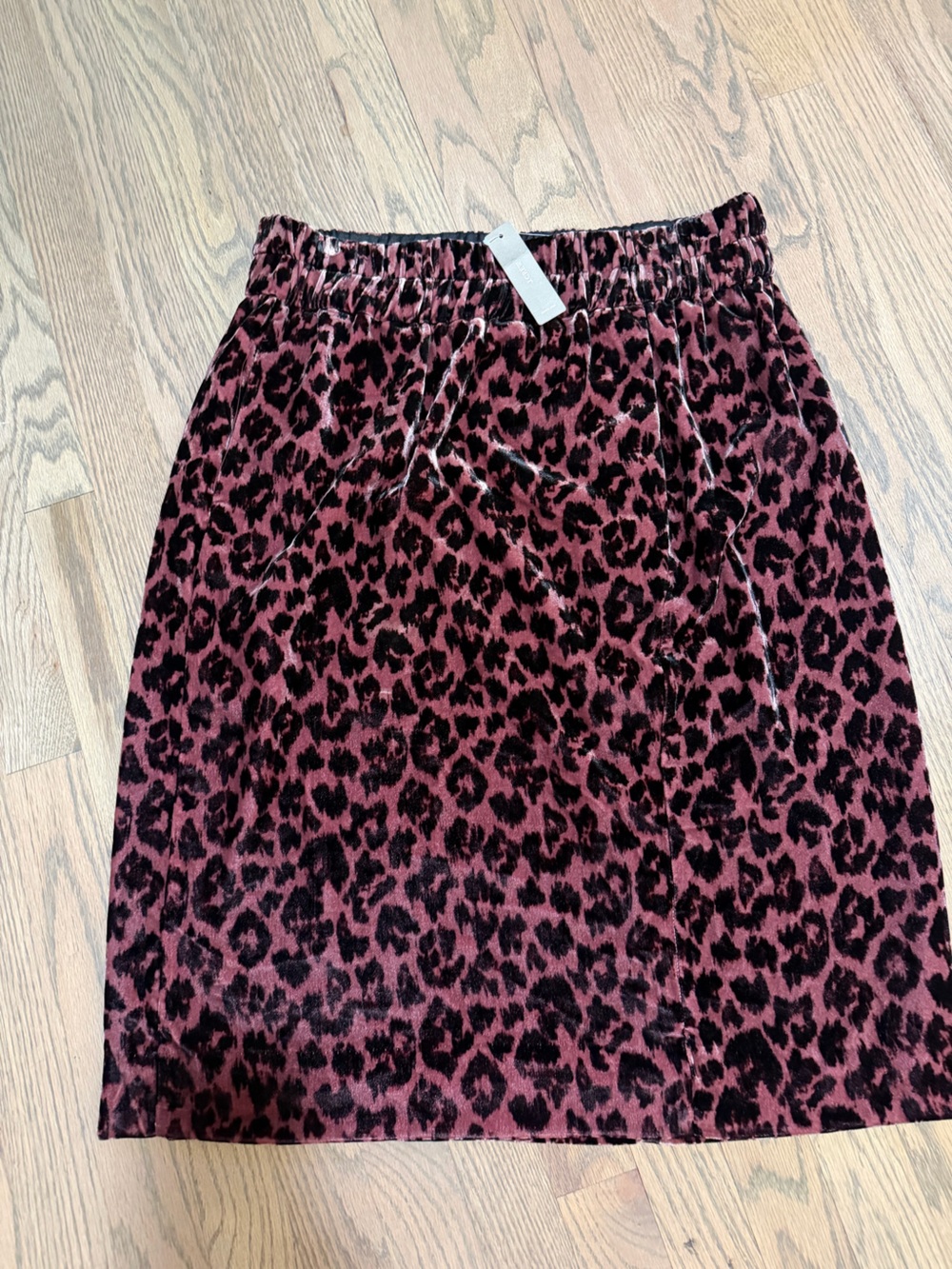 J. Crew Leopard Midi Skirt